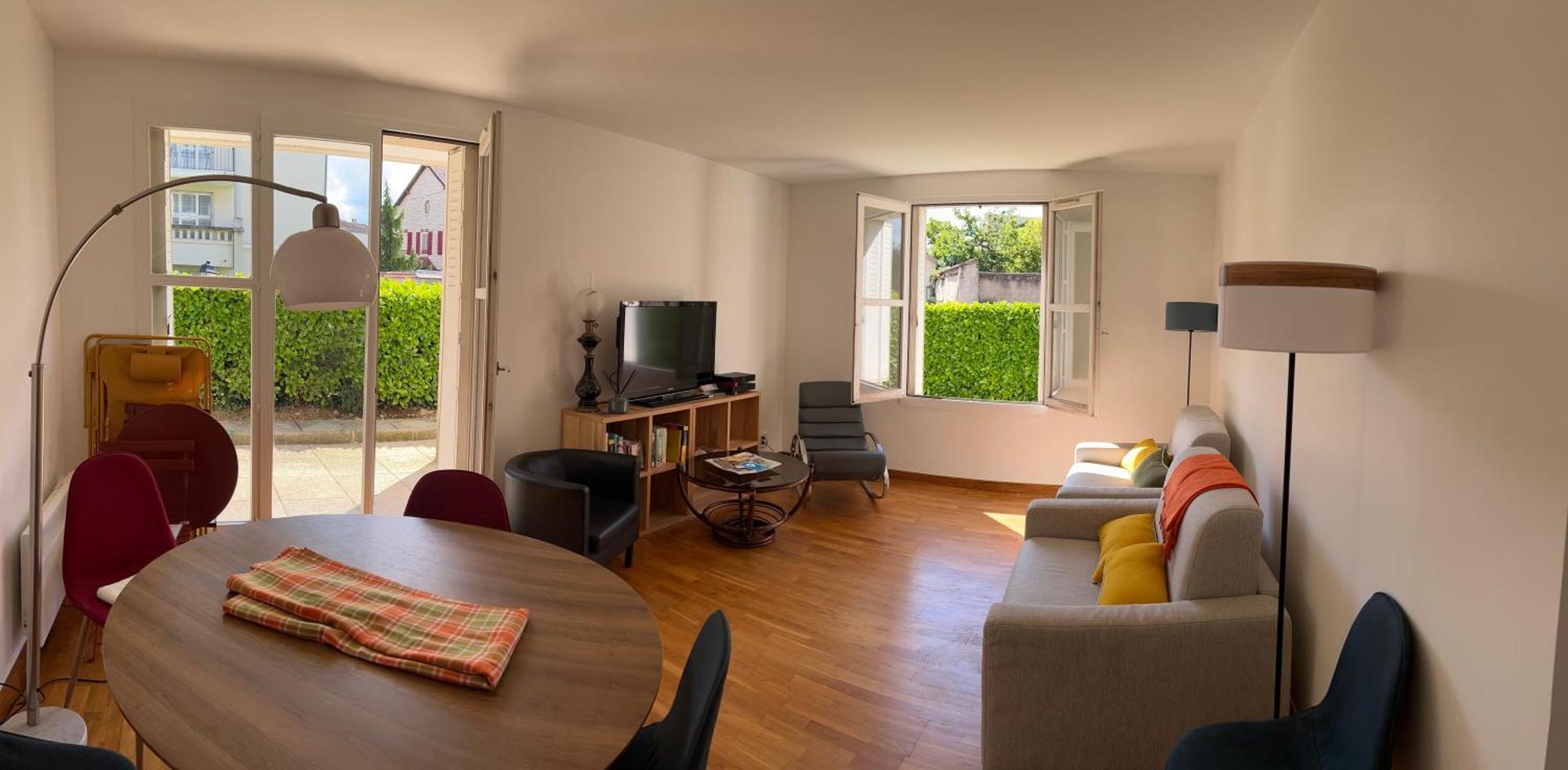 Appartement Standing Avec Jardin, 4 Personnes, Strategiquement Situe Mantes-la-Jolie Eksteriør billede